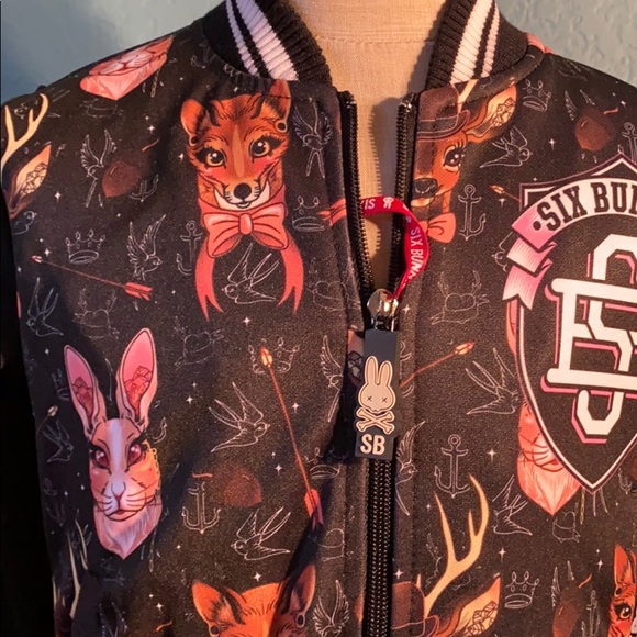 Kids bomber jacket Forest animals size 2 year. - Picture 2 of 5
